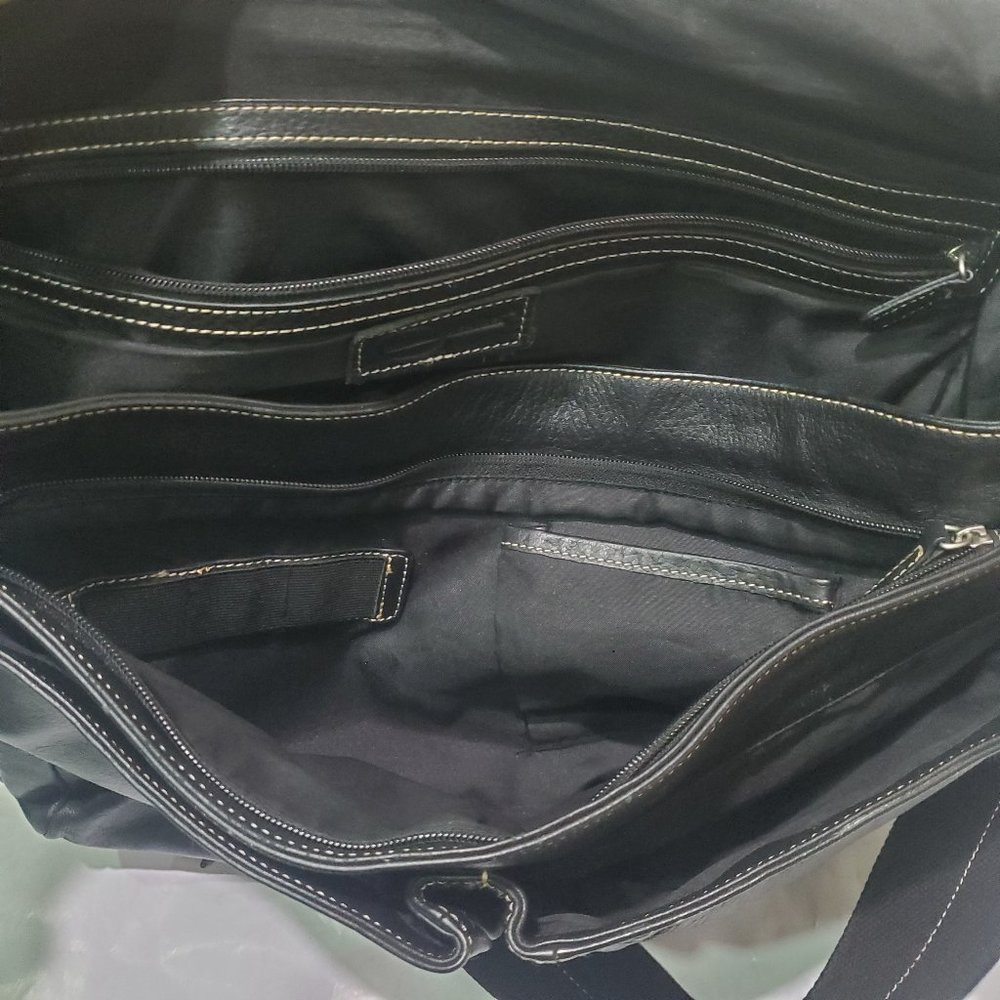 Ameri Leather Briefcase Satchel Messenger Laptop … - image 8